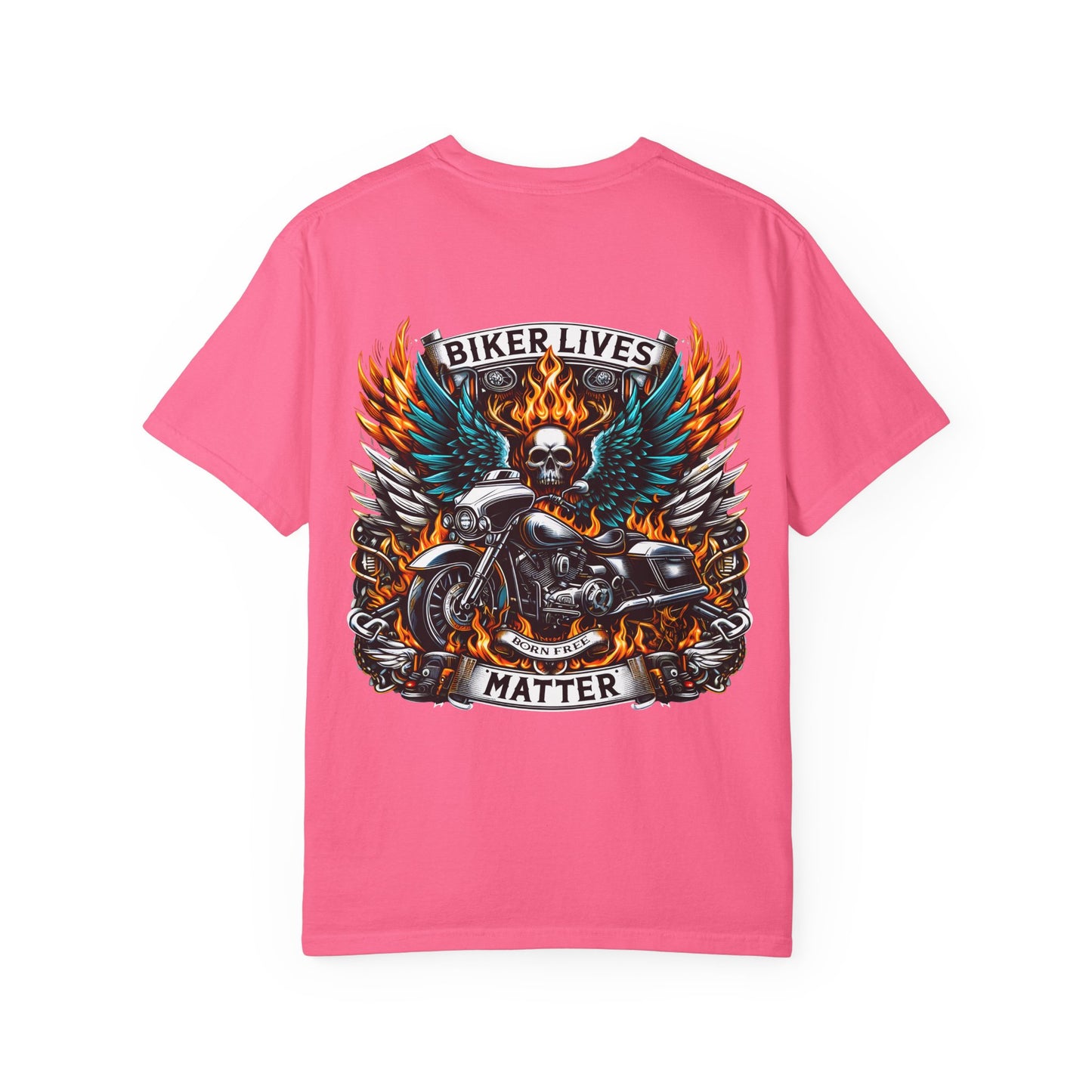 Biker Lives Matter T-Shirt, Unisex Graphic Tee, Motorbike Apparel, Casual Wear, Gift for Bikers, Motorcycle Enthusiasts