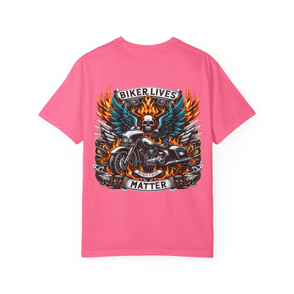 Biker Lives Matter T-Shirt, Unisex Graphic Tee, Motorbike Apparel, Casual Wear, Gift for Bikers, Motorcycle Enthusiasts